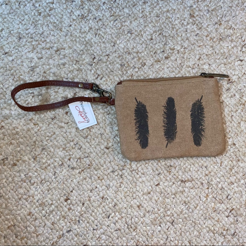 Rustic Fabric Wristlet